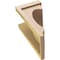 Ekena Millwork 9"W x 9"D x 18"H Wide Emerson Rough Cedar Woodgrain TimberThane Corbel, Primed Tan CORUR09X09X18EMRRCPR - alternate 3